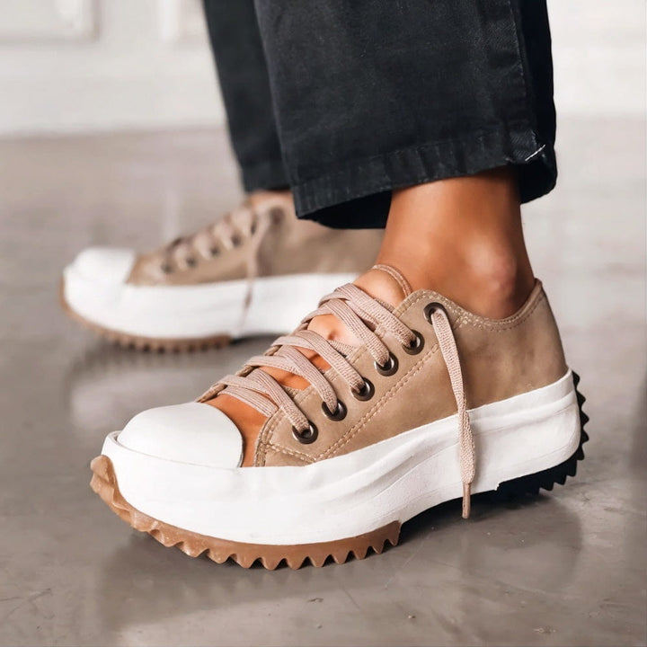 Damen Sneaker | Plateau mit Schnürung