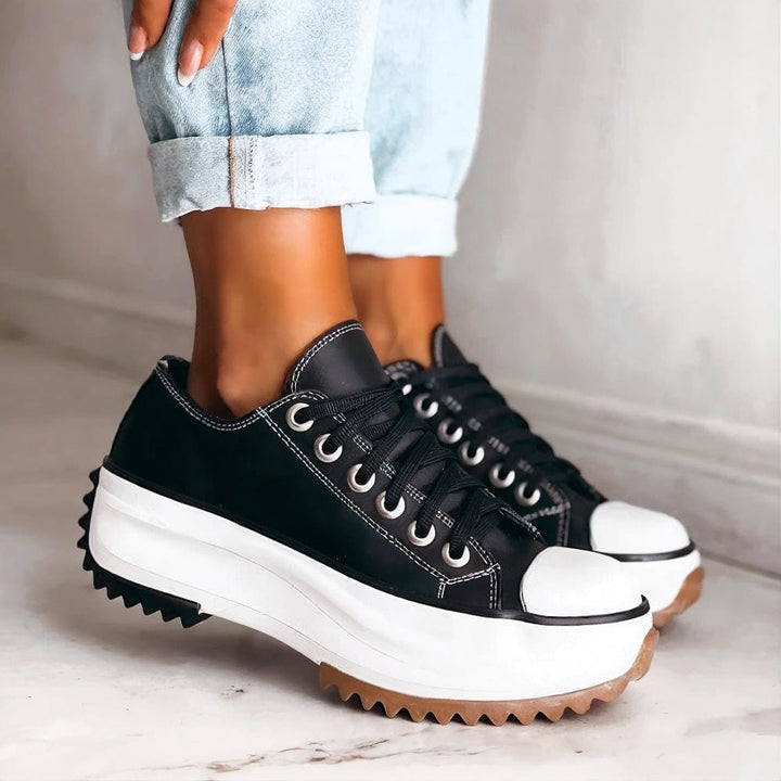 Damen Sneaker | Plateau mit Schnürung