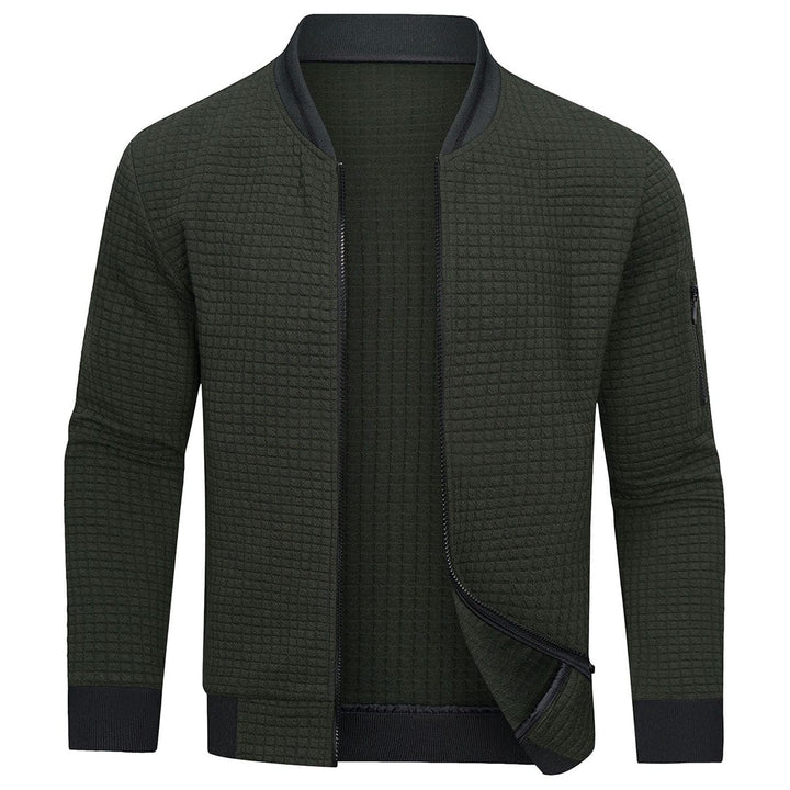 Pullover Herren Mit Offenem Frontdesign | Stehkragen
