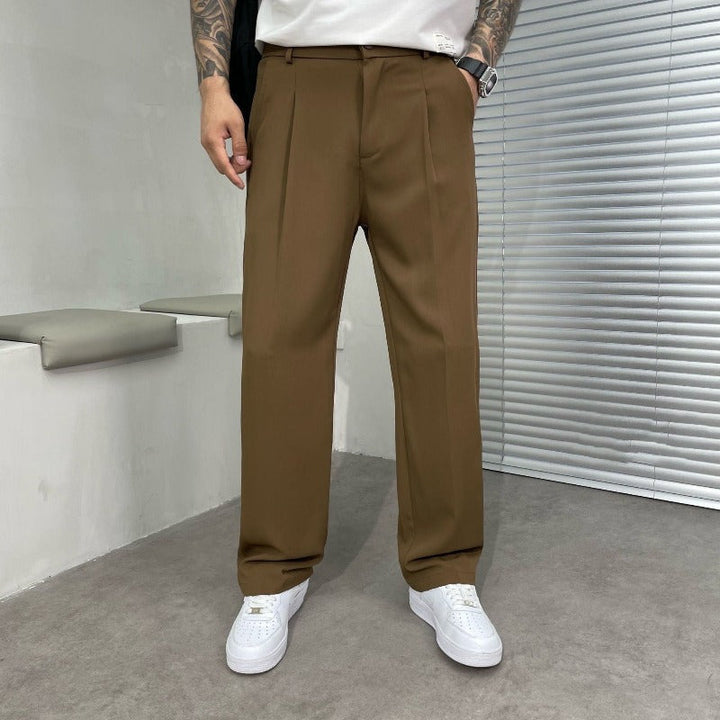 Herrenhose | Gerade Form Bügelfalte