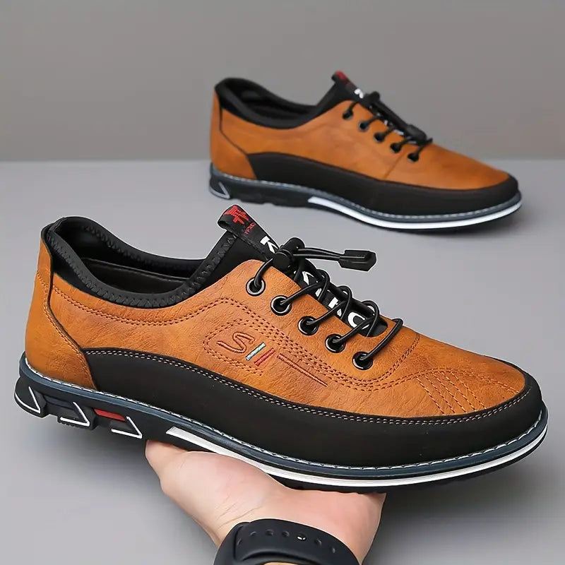 Herrenschuhe | Schnürschuhe Kontrast Design