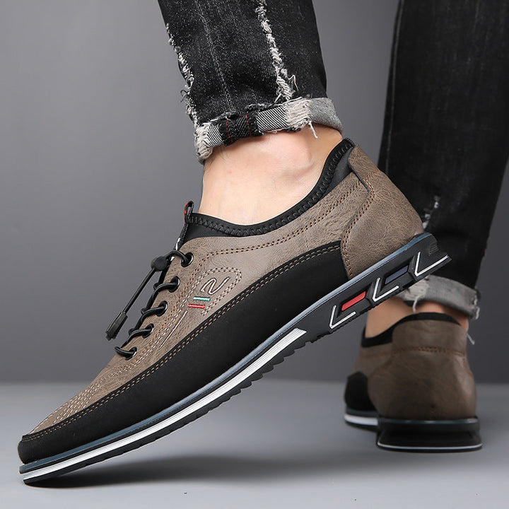 Herrenschuhe | Schnürschuhe Kontrast Design