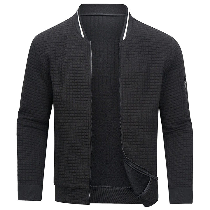 Pullover Herren Mit Offenem Frontdesign | Stehkragen