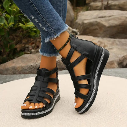 Damen Sandalen |  Mehrere Riemen Plateausohle