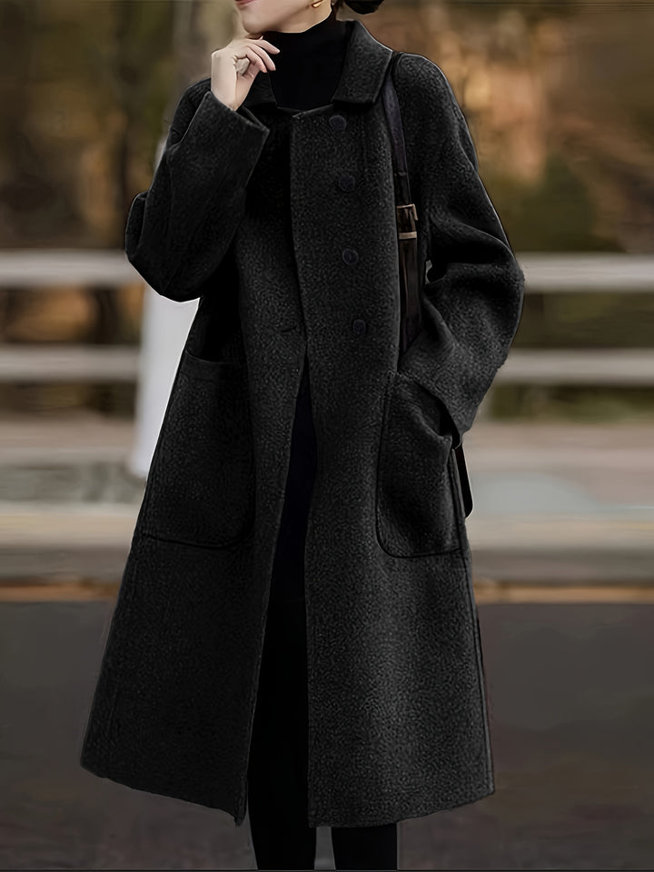 Mantel Damen | Wintermantel Damen Langer Schnitt Mit Taschen