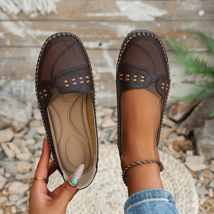 Damen Loafer | Slip-On mit Ziernaht
