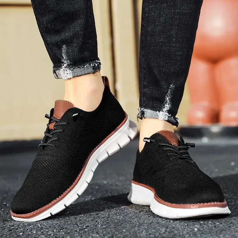 Herren Sneaker | Schnürung Kontrastdetail Struktur