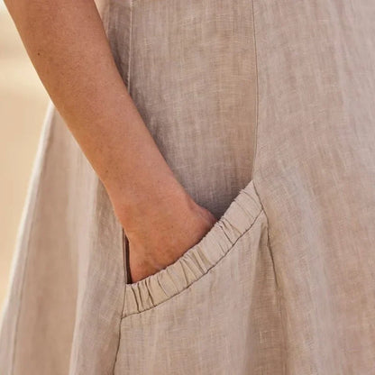 Damen Kleid | Ärmelloses Taschen Design