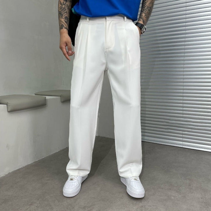 Herrenhose | Gerade Form Bügelfalte