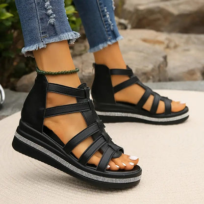 Damen Sandalen |  Mehrere Riemen Plateausohle