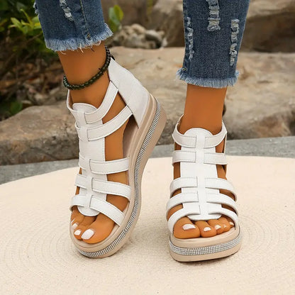 Damen Sandalen |  Mehrere Riemen Plateausohle