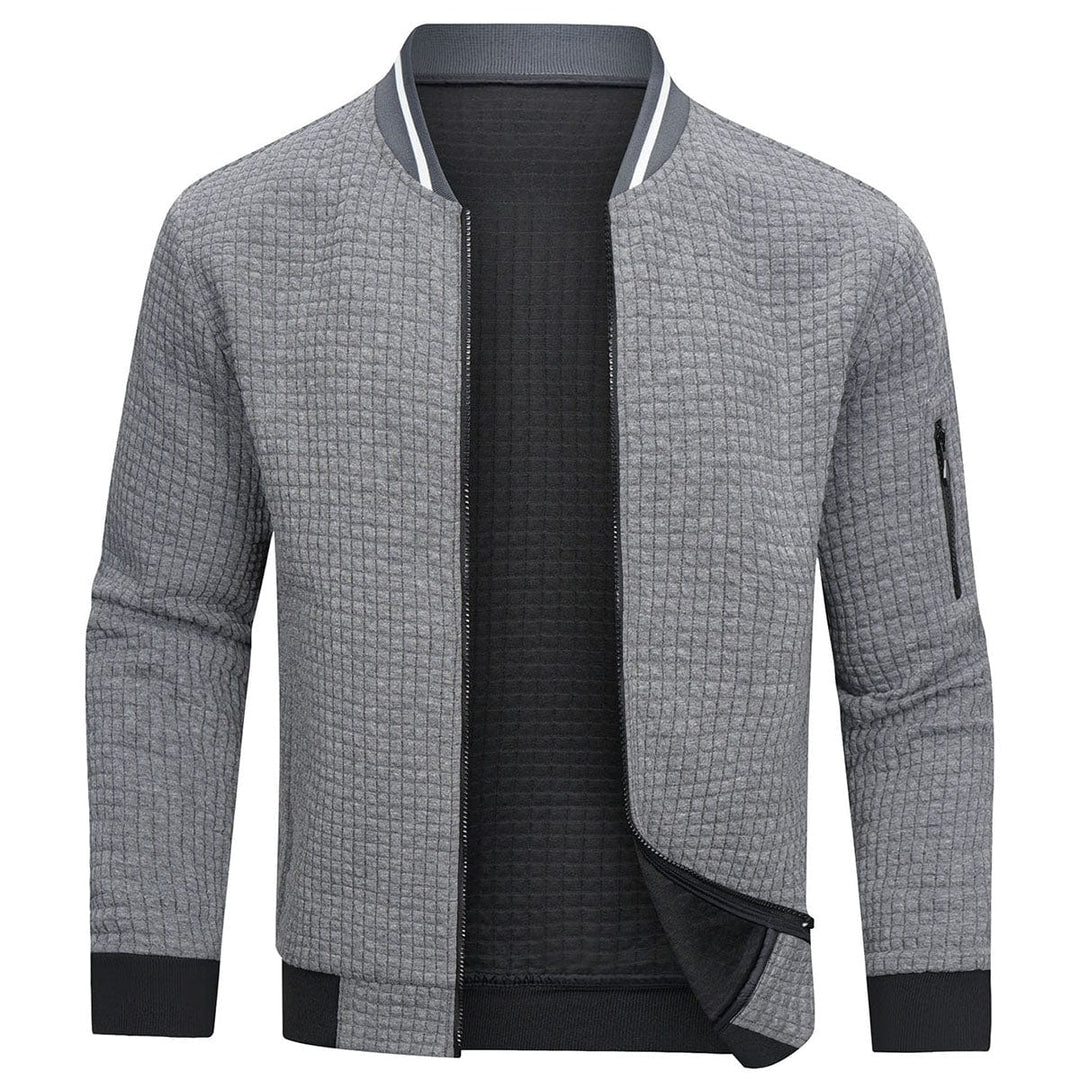 Pullover Herren Mit Offenem Frontdesign | Stehkragen
