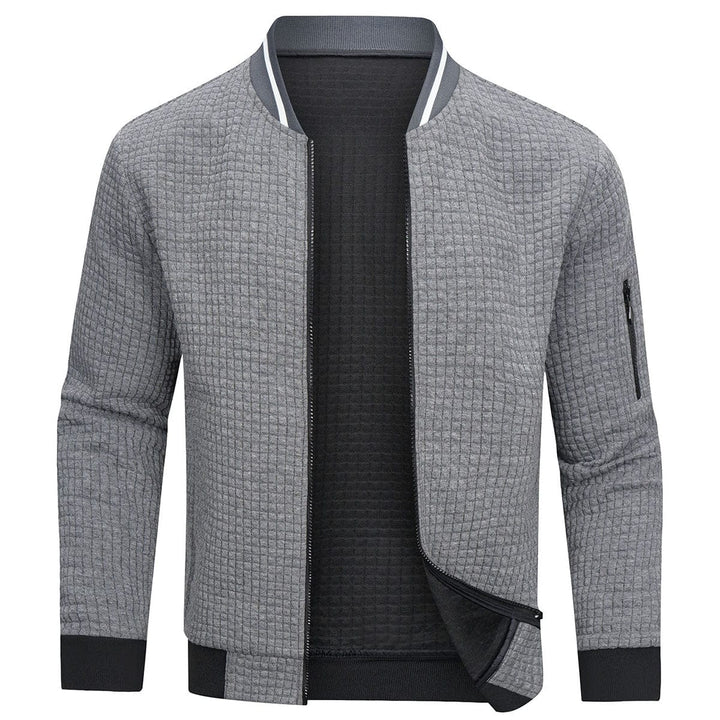 Pullover Herren Mit Offenem Frontdesign | Stehkragen