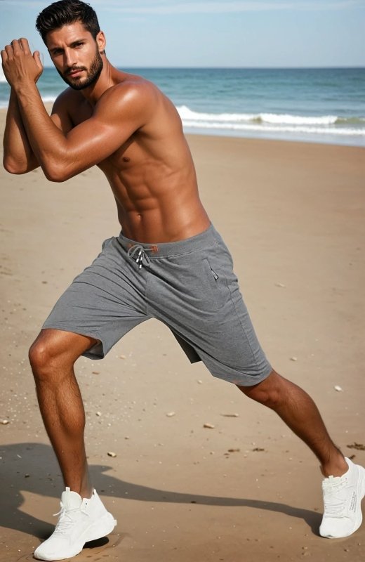 Herren Shorts | Kordelzug Seitentaschen