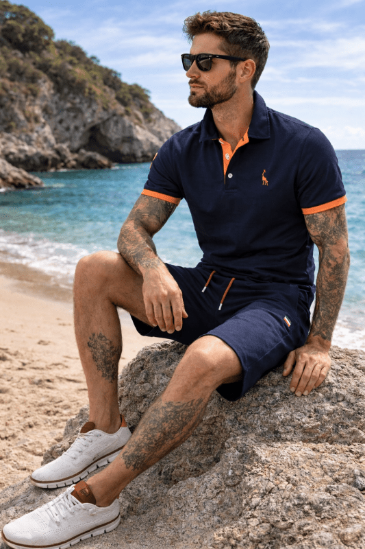Herren Shorts | Kordelzug Seitentaschen