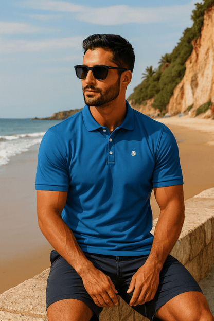 Herren Poloshirt | Klassischer Kragen Knopfleiste