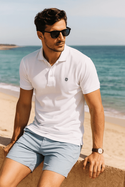 Herren Poloshirt | Klassischer Kragen Knopfleiste