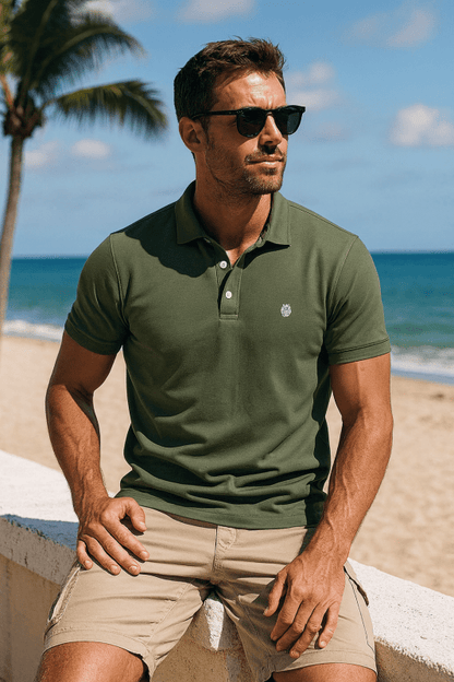 Herren Poloshirt | Klassischer Kragen Knopfleiste