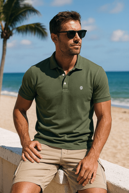 Herren Poloshirt | Klassischer Kragen Knopfleiste