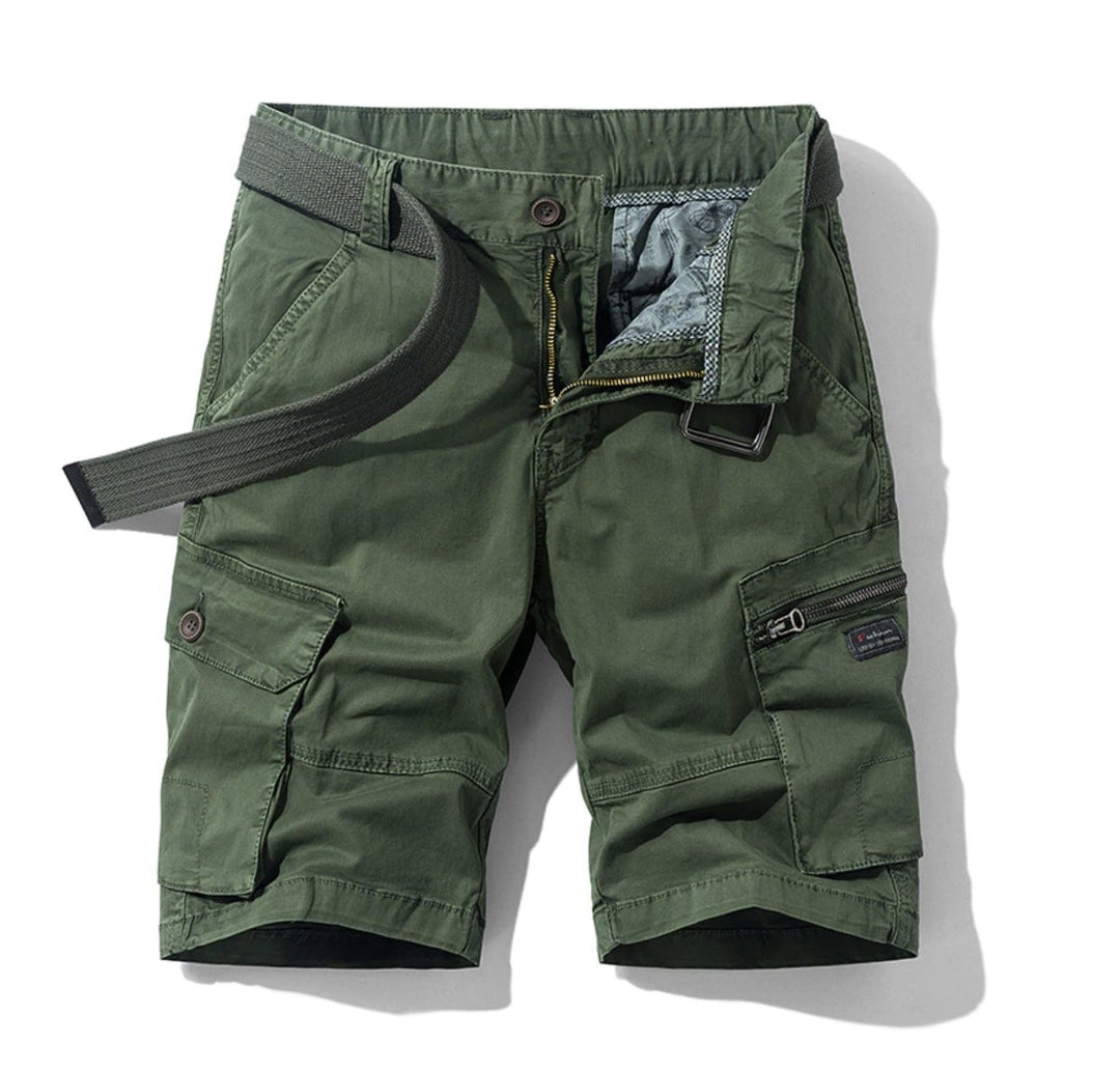Herren Shorts | Cargotaschen mit Knopfverschluss