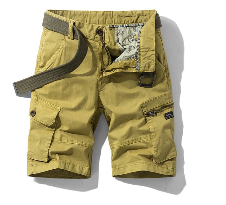 Herren Shorts | Cargotaschen mit Knopfverschluss