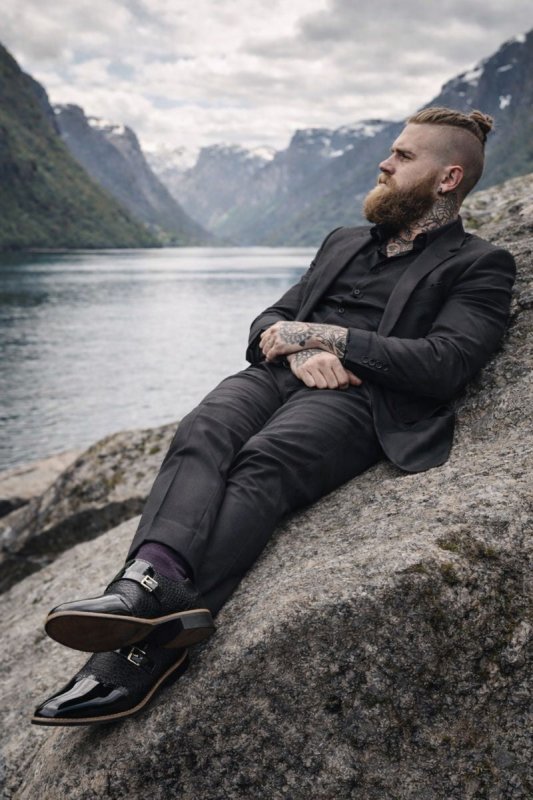 Herrenschuhe | Business Slip On Schnalle