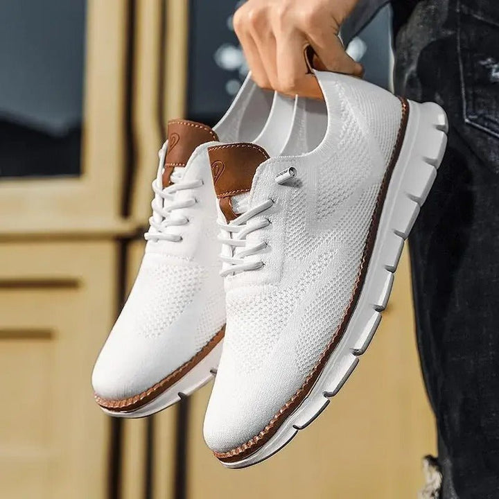 Herren Sneaker | Schnürung Kontrastdetail Struktur
