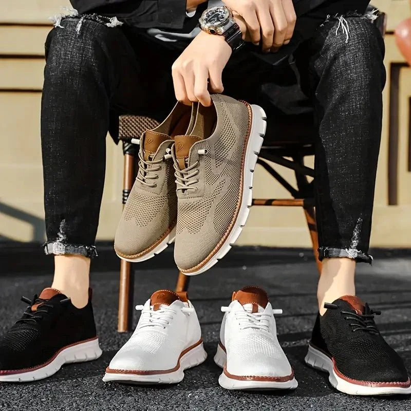 Herren Sneaker | Schnürung Kontrastdetail Struktur