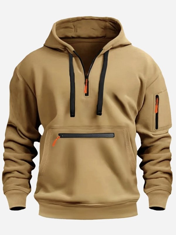 Herren Hoodie | Reißverschluss Tasche