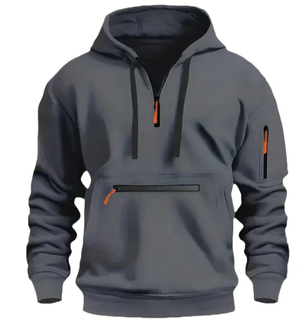 Herren Hoodie | Reißverschluss Tasche