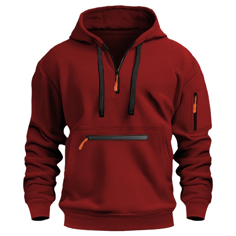 Herren Hoodie | Reißverschluss Tasche