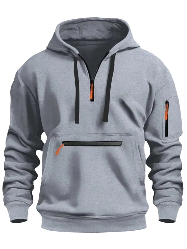Herren Hoodie | Reißverschluss Tasche