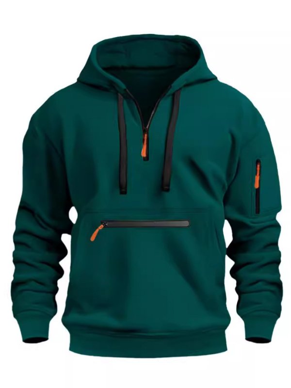Herren Hoodie | Reißverschluss Tasche