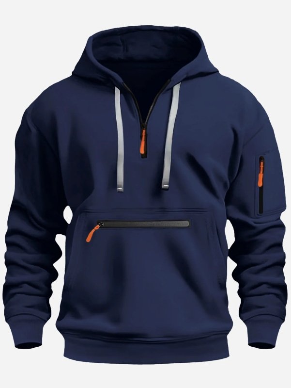 Herren Hoodie | Reißverschluss Tasche