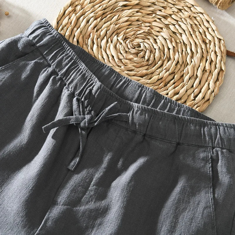 Herrenhose | Elastischer Bund Kordelzug