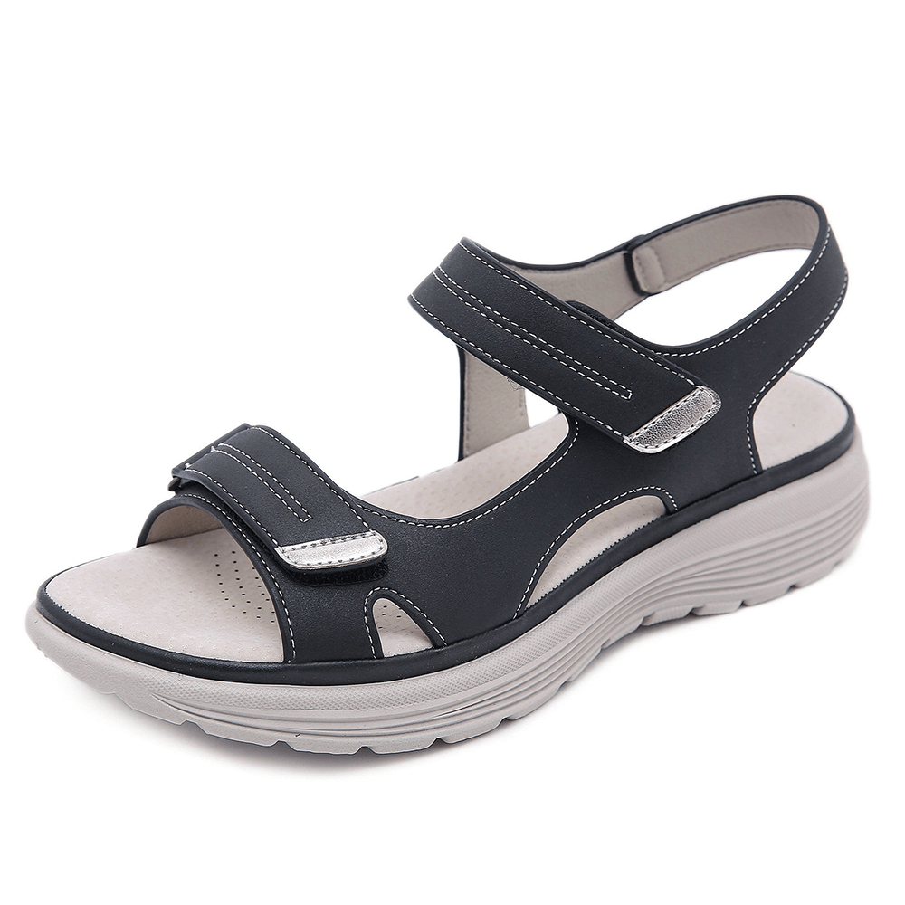 Damen Sandalen | Riemen mit Klettverschluss