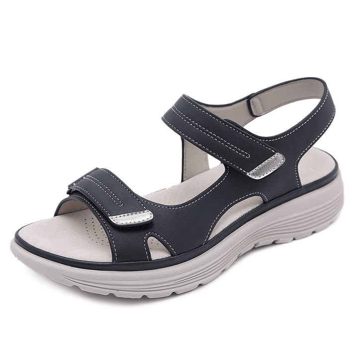 Damen Sandalen | Riemen mit Klettverschluss