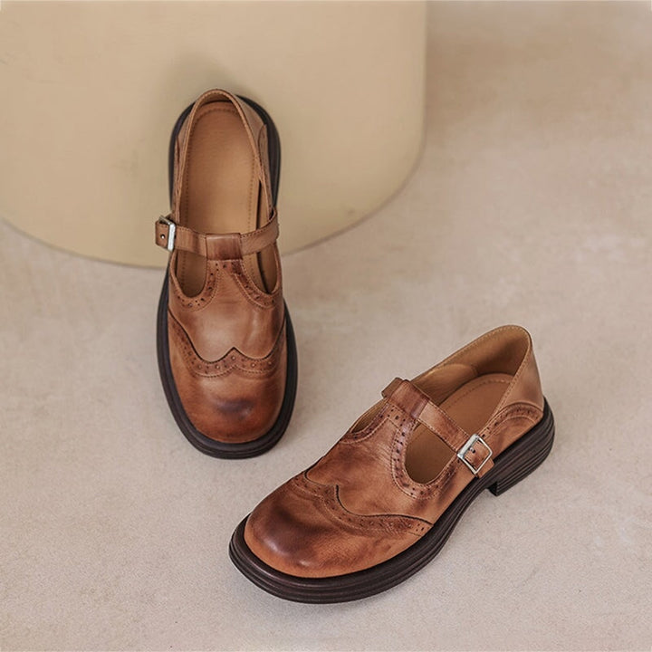 Damen Mary-Jane Schuhe | Riemen Klassische Form