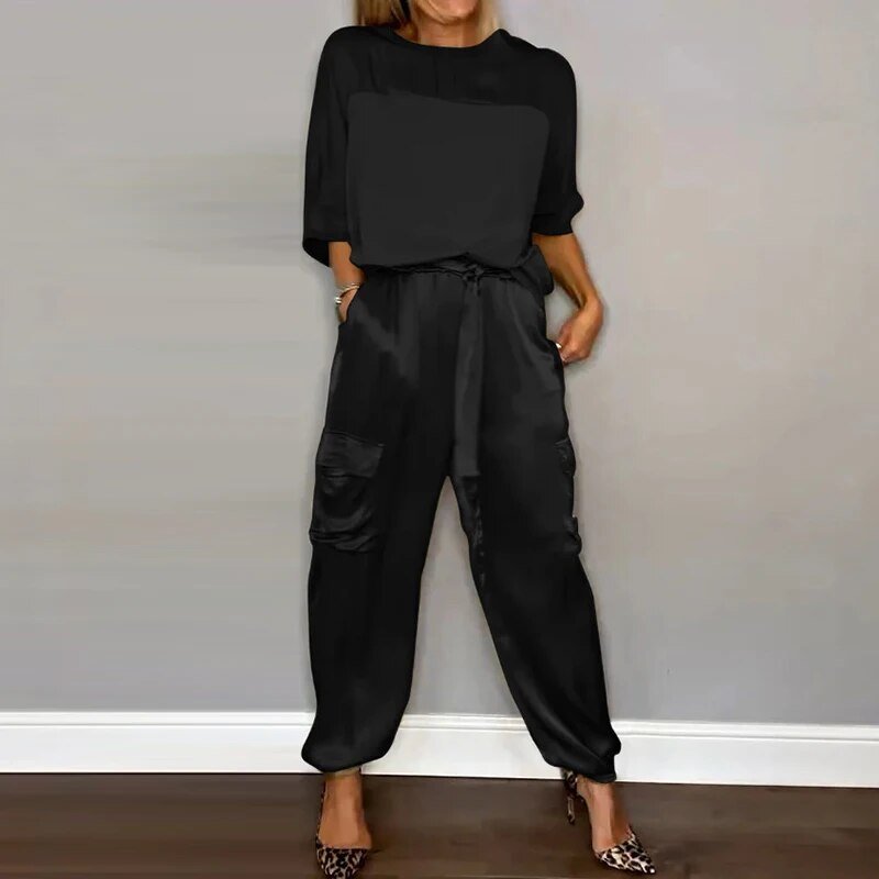 Damen Zweiteiler | Bluse und Cargohose