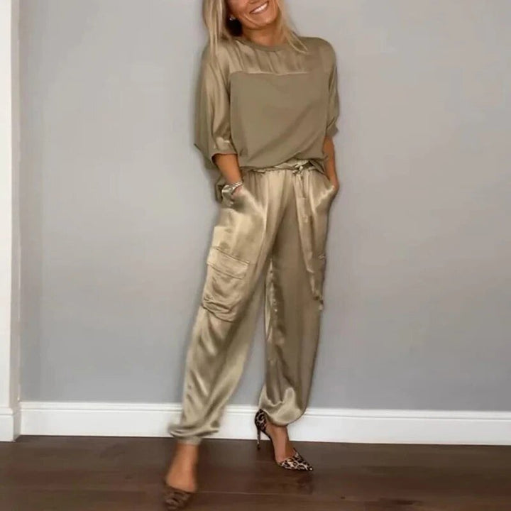 Damen Zweiteiler | Bluse und Cargohose