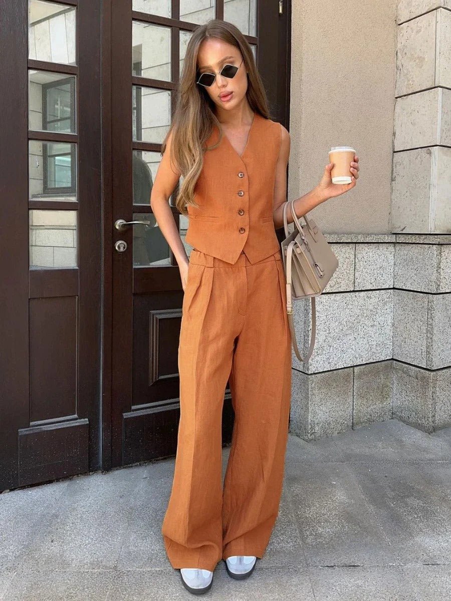 Damen-Zweiteiler | Weste und Hose
