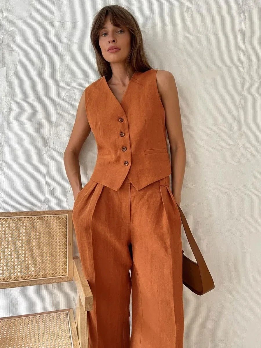 Damen-Zweiteiler | Weste und Hose