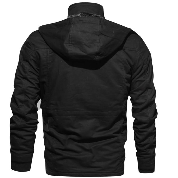 Herren Winterjacke Windabweisende Jacke | Mit Fleecefutter