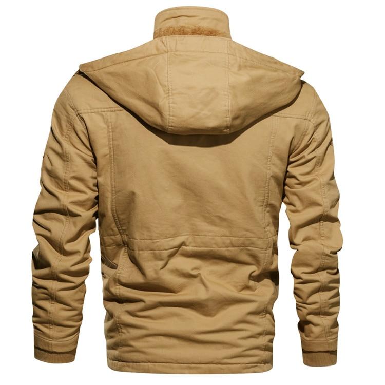 Herren Winterjacke Windabweisende Jacke | Mit Fleecefutter