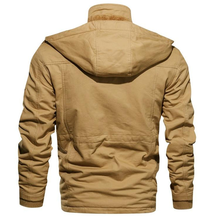 Herren Winterjacke Windabweisende Jacke | Mit Fleecefutter