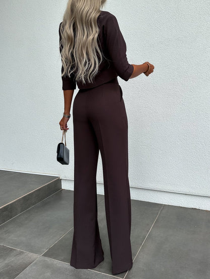 Damen Zweiteiler | Cropped Oberteil und Hose