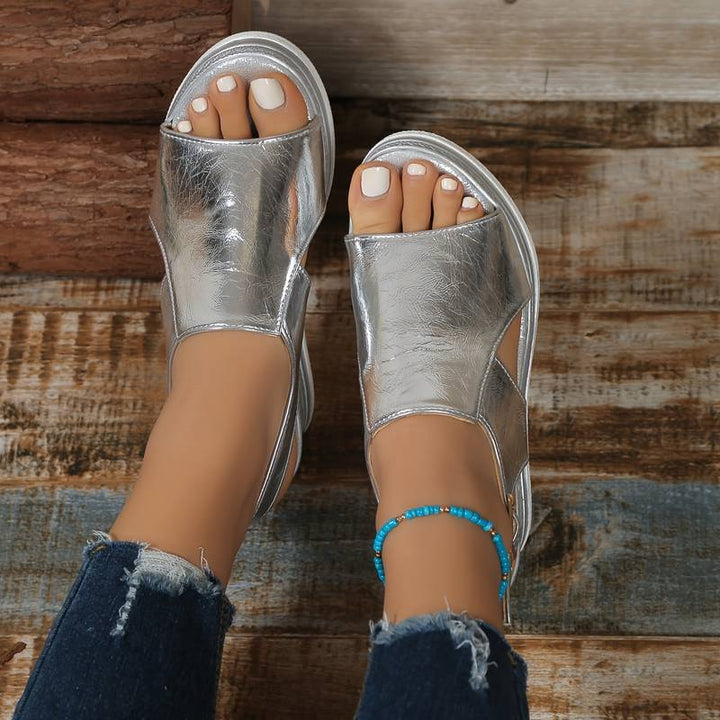 Damen Sandalen | Plateau Keilsohle
