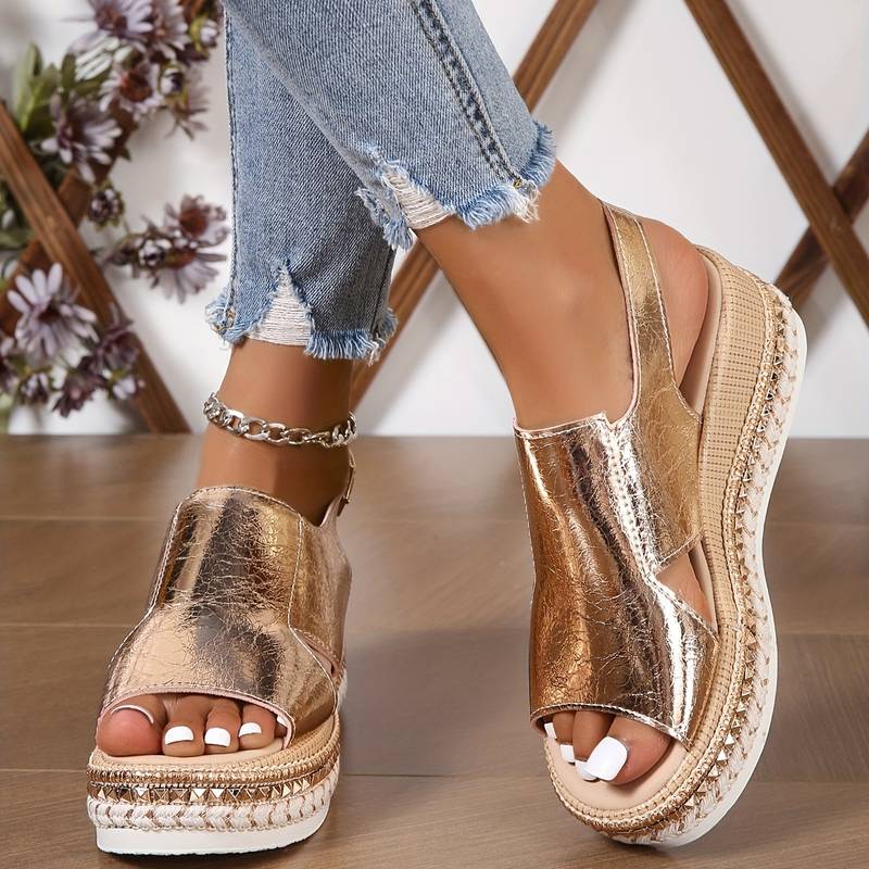 Damen Sandalen | Plateau Keilsohle
