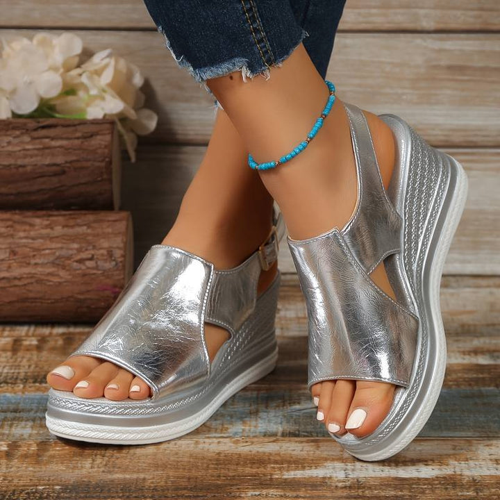 Damen Sandalen | Plateau Keilsohle