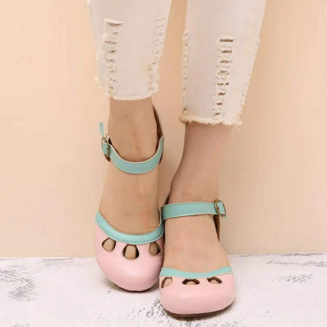 Damen Mary-Jane Schuhe | Blockabsatz Design